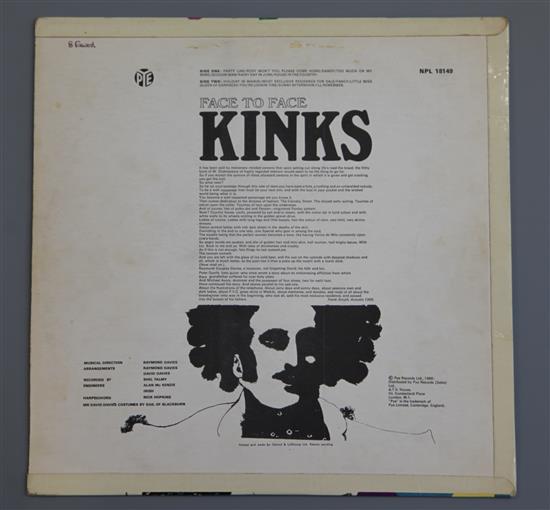 The Kinks: Face To Face, NPL 18149, VG - EX